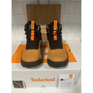 Timberland Motion Scramble Lace Up Mid Waterproof 'Wheat Nubuck' Boots Men's 8